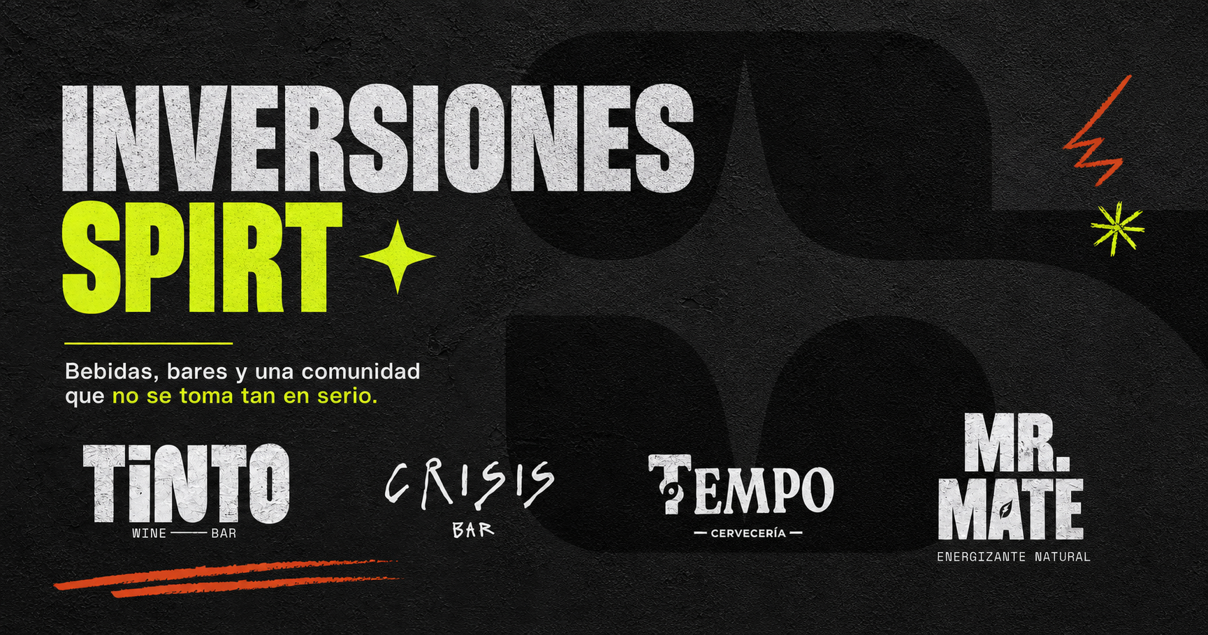 Inversiones Spirt: bebidas, bares y una comunidad que no se toma tan en serio. Marcas Tinto, Crisis, Tempo y Mr. Mate.